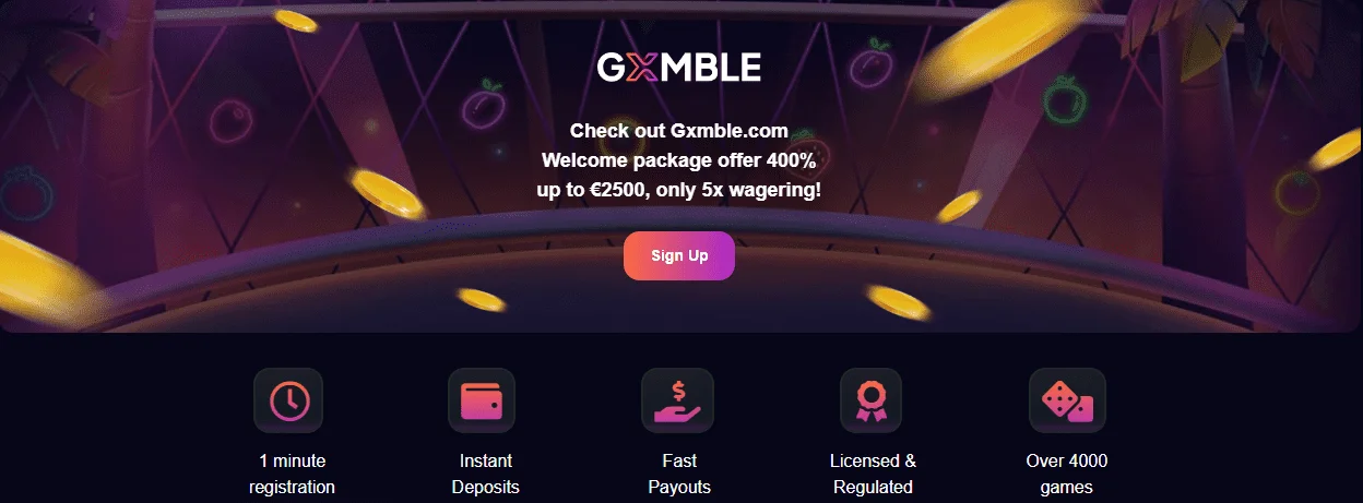 Gxmble Loyalty Program and live casino experience with fair play, player rewards, and professional support for Scandinavian players.
